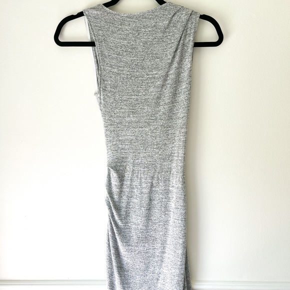 Artizia Wilfred Free Grey Isidora Faux Wrap Dress Size XXS - Picture 4 of 7
